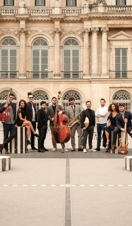 Le collectif de musiciens professionnel l'épicerie du jazz en photo à Paris
